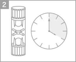 ふたをしめ、そのまま4時間以上放置。
